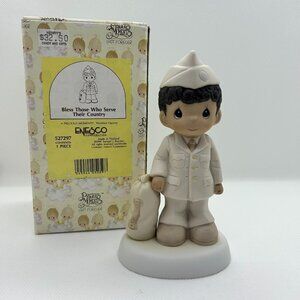 Precious Moments “Bless Those Who serve their Country" army figurine